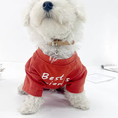 Cute Dog T-Shirt - Comfortable Cotton Apparel for Small & Large Dogs