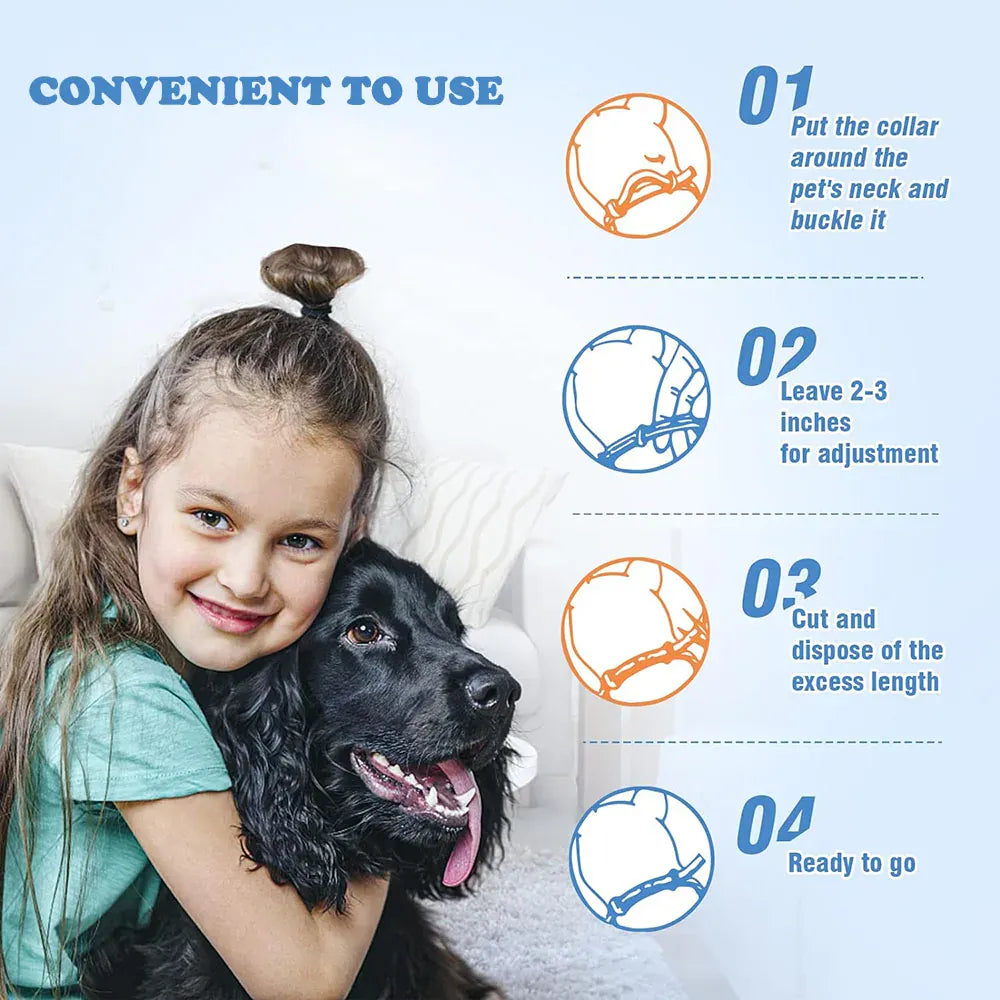 Dog Calming Collar - 60-Day Pheromone Anxiety Relief for Stress & Barking