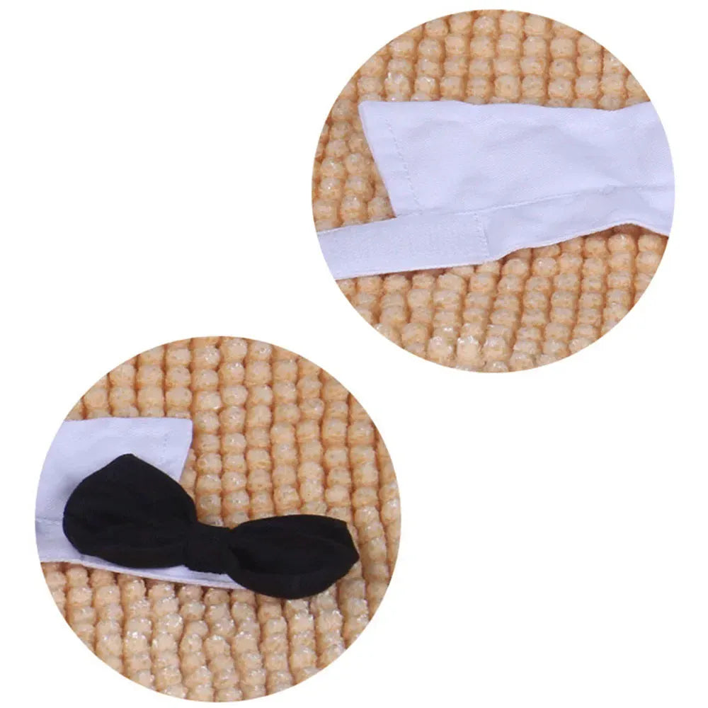 Dog Cat Tuxedo Collar - Wedding Bow Tie Pet Accessory for Special Occasions