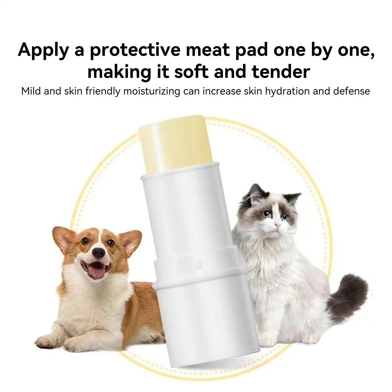 Dog Nose & Paw Balm – Moisturizing Paw Cream for Dogs & Cats, Cracked Nose & Paws Repair, Pet Feet Relief & Protection