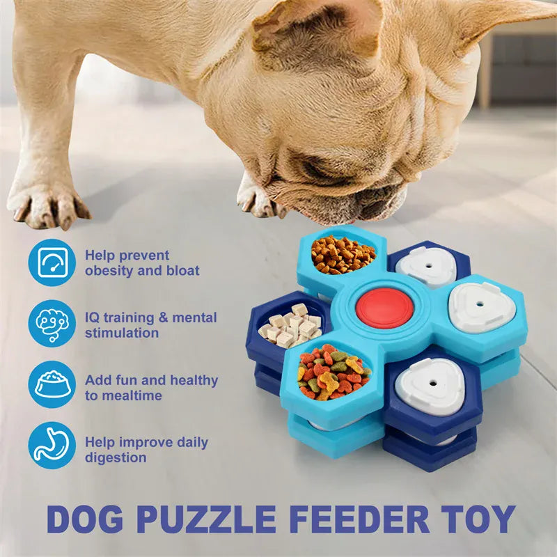 Dog Puzzle Toys | Interactive Slow Feeder & Training Toy | Boredom Relief & Mental Stimulation for Dogs
