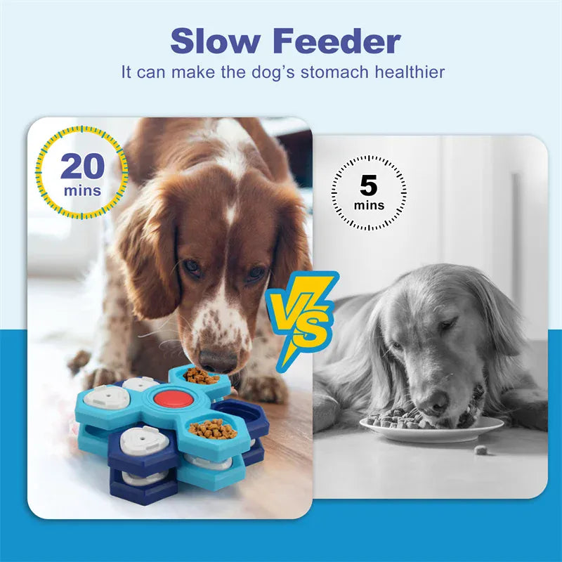 Dog Puzzle Toys | Interactive Slow Feeder & Training Toy | Boredom Relief & Mental Stimulation for Dogs