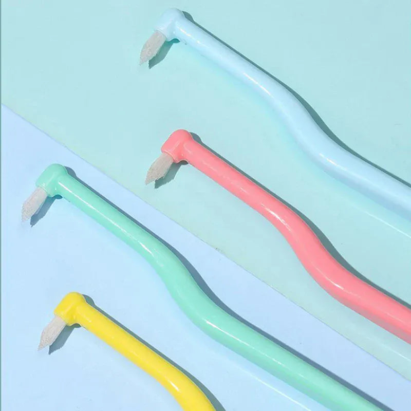 Dog Toothbrush | Small Head Teeth Cleaning Brush for Dogs & Cats | Pet Oral Care Grooming Tool