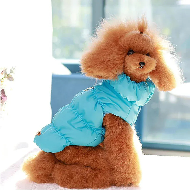 Dog Winter Coat Vest - Padded Jacket for Small Dogs & Cats