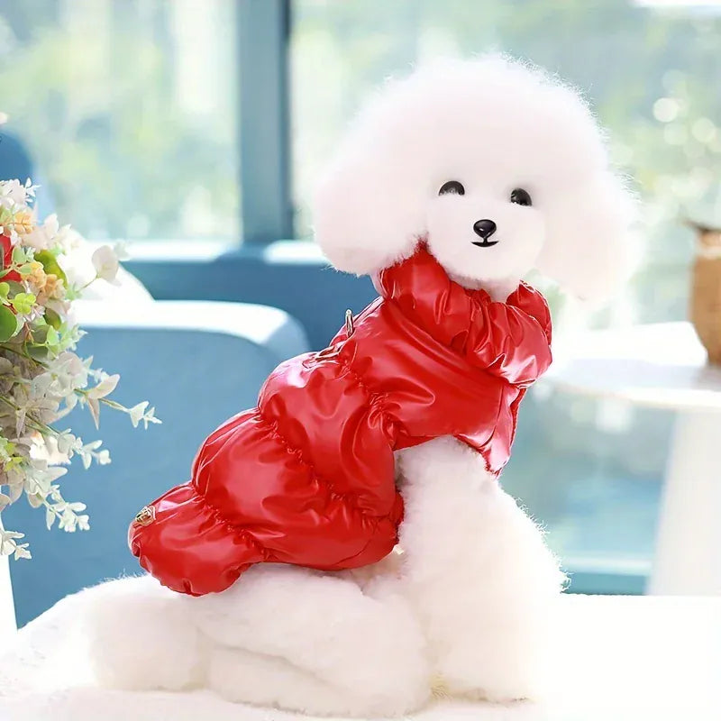 Dog Winter Coat Vest - Padded Jacket for Small Dogs & Cats
