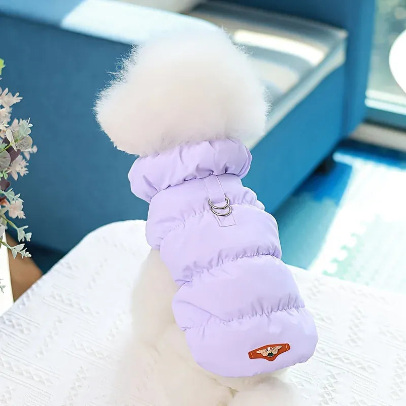 Dog Winter Coat Vest - Padded Jacket for Small Dogs & Cats
