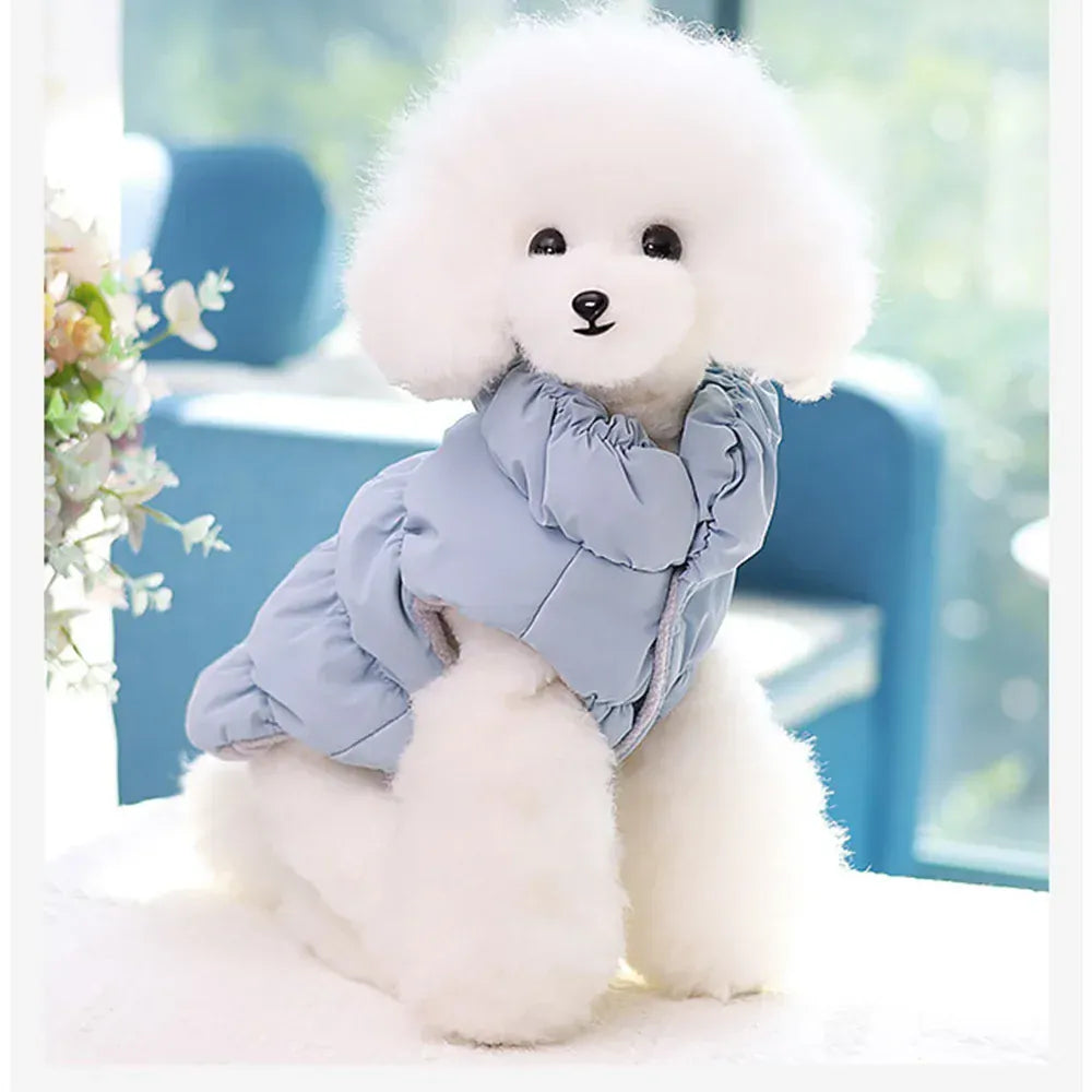 Dog Winter Coat Vest - Padded Jacket for Small Dogs & Cats