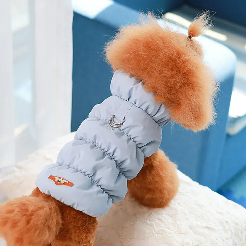 Dog Winter Coat Vest - Padded Jacket for Small Dogs & Cats
