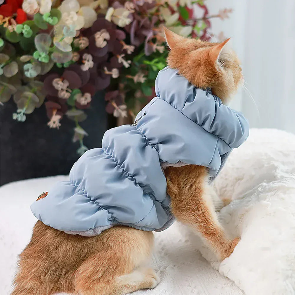 Dog Winter Coat Vest - Padded Jacket for Small Dogs & Cats