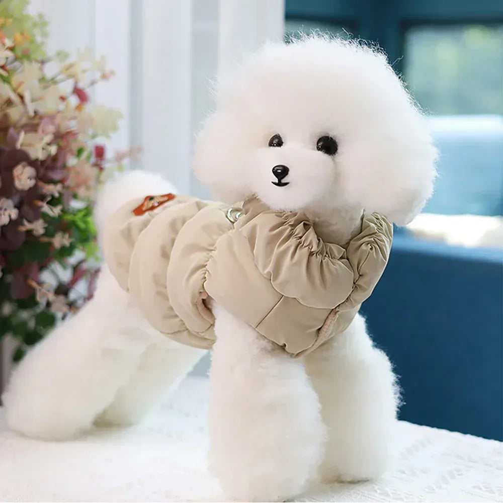 Dog Winter Coat Vest - Padded Jacket for Small Dogs & Cats