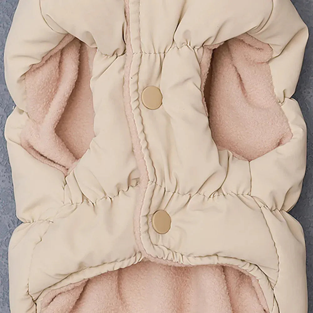 Dog Winter Coat Vest - Padded Jacket for Small Dogs & Cats