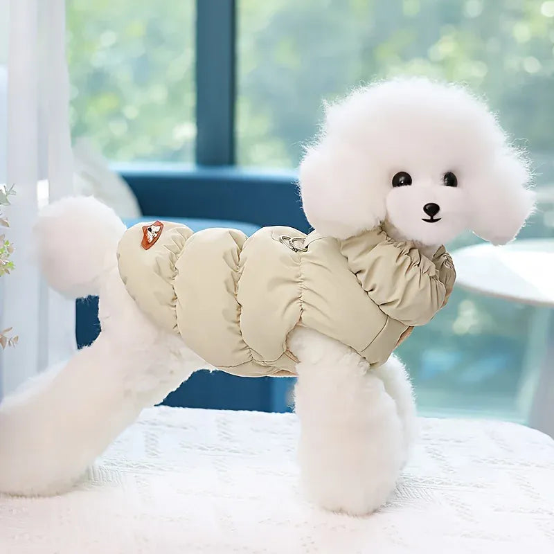 Dog Winter Coat Vest - Padded Jacket for Small Dogs & Cats