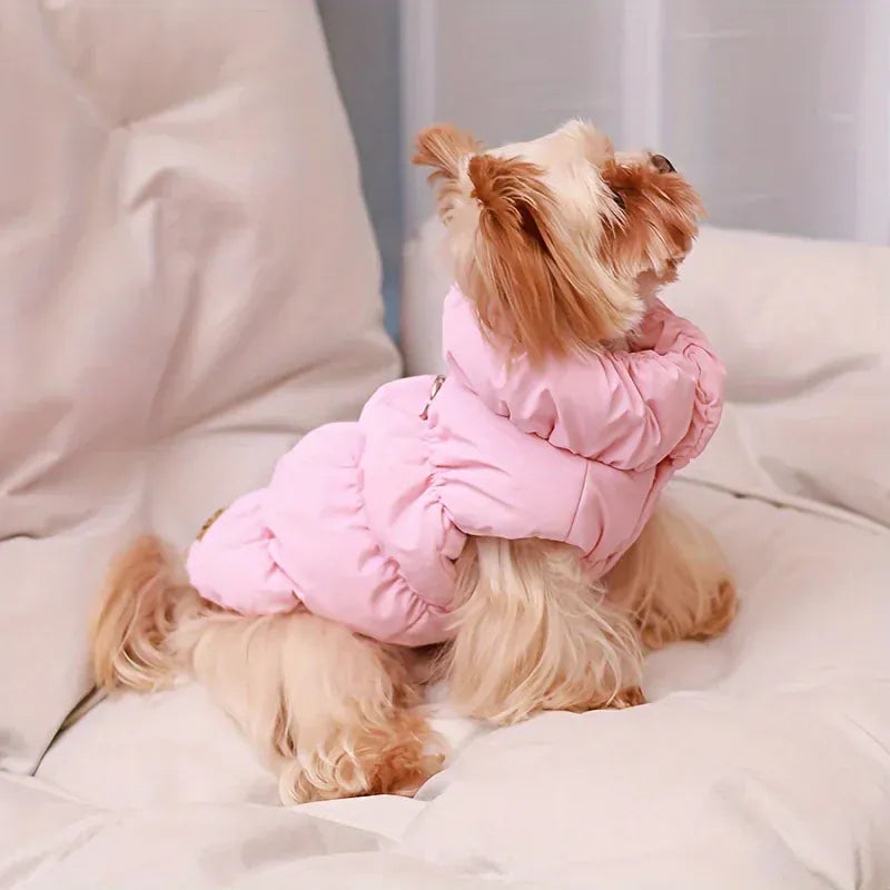 Dog Winter Coat Vest - Padded Jacket for Small Dogs & Cats