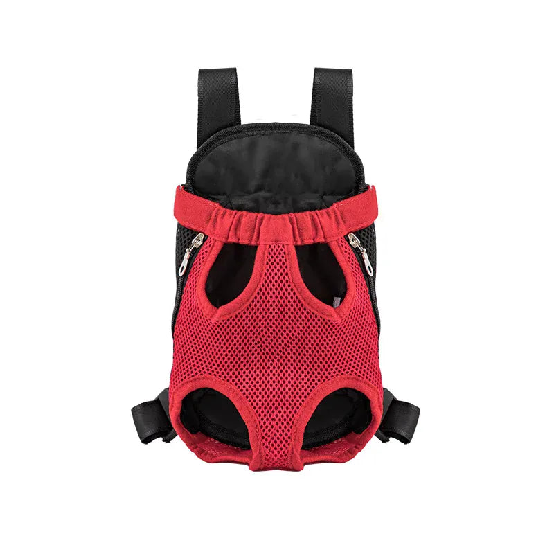 Double Shoulder Breathable Pet Carrier Backpack - Front & Back Wear