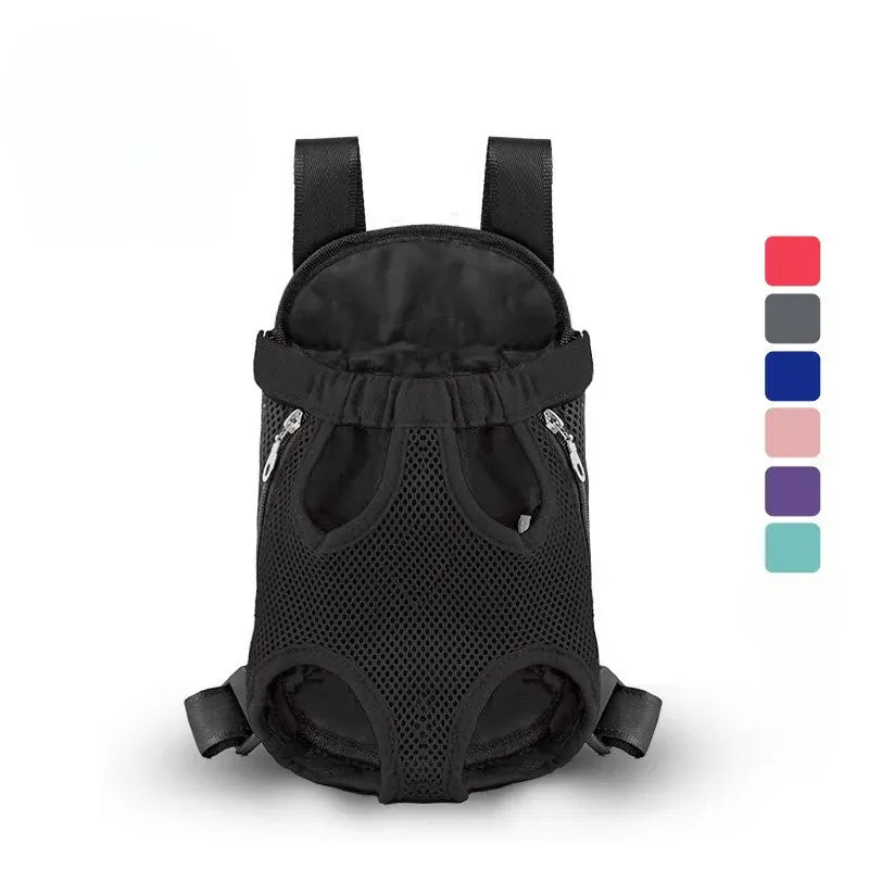 Double Shoulder Breathable Pet Carrier Backpack - Front & Back Wear