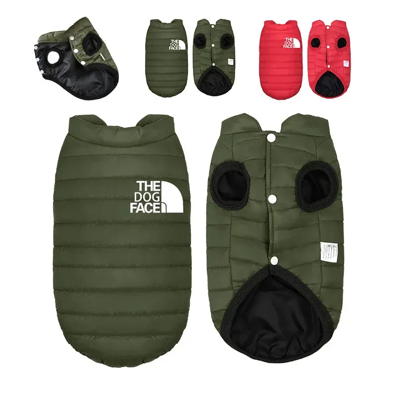 Double-Sided Dog Coat | Winter Warm Pet Vest for Small & Medium Dogs – Soft Puppy Clothes & Chihuahua Outfit