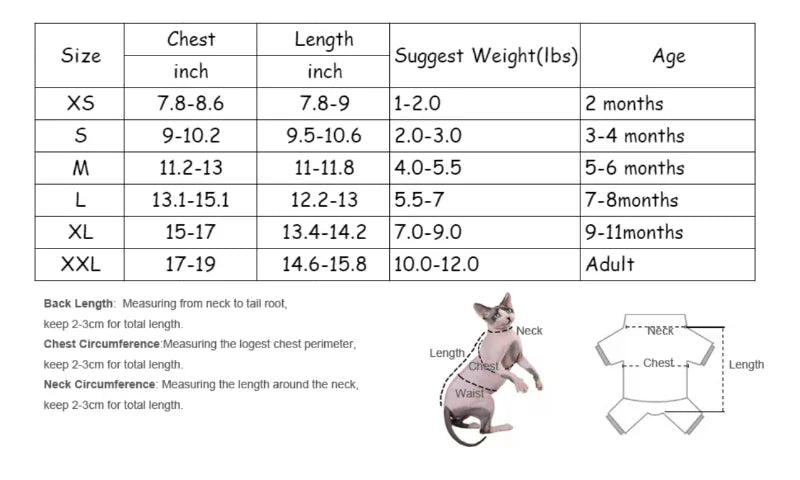 DUOMASUMI Soft Fluffy Double-sided Winter Jacket for Hairless & Sphynx Cats | Thickened Warm Cat Coat | Cozy Pet Outfit