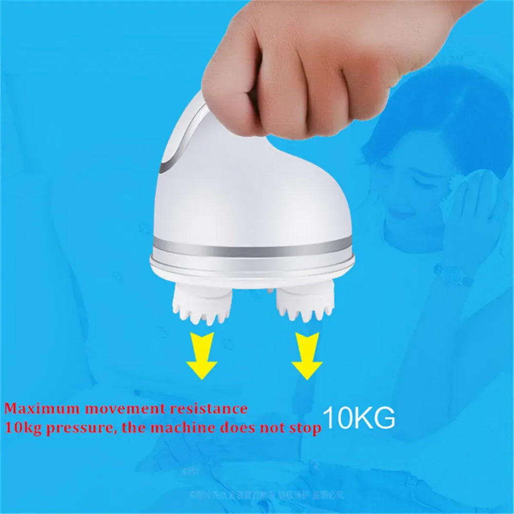 Electric Pet Massager - USB Charging Head & Body Massage for Dogs Cats Stress Relief