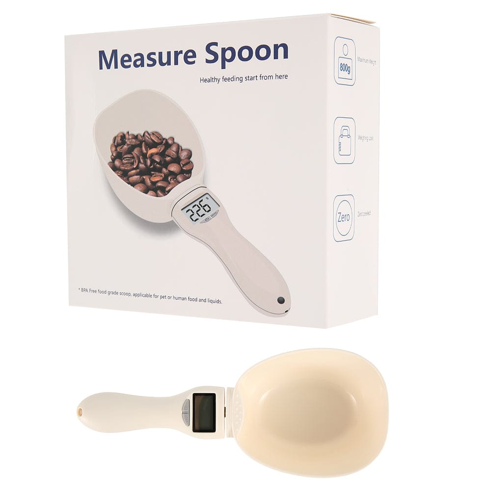 Electronic Pet Food Scale Spoon - Digital Measuring Cup with LED Display