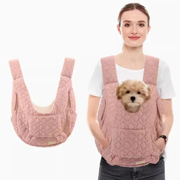 Extra Large Pet Chest Carrier Bag - Waterproof & Wind Resistant Dog Cat Backpack, Hands-Free Front Carrier for Pets Under 4kg