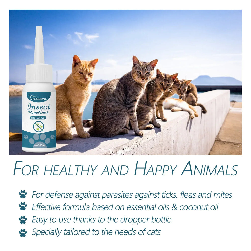 Flea & Tick Drops for Dogs & Cats - Monthly Prevention Treatment & Control