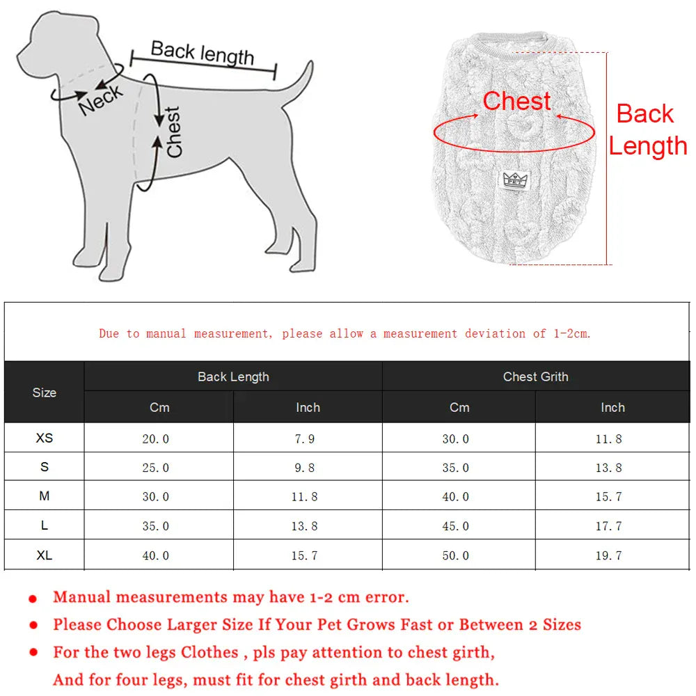 Fleece Warm Dog Vest — Soft Cozy Plush Winter Sleeveless Sweatshirt for Small & Medium Dogs and Cats
