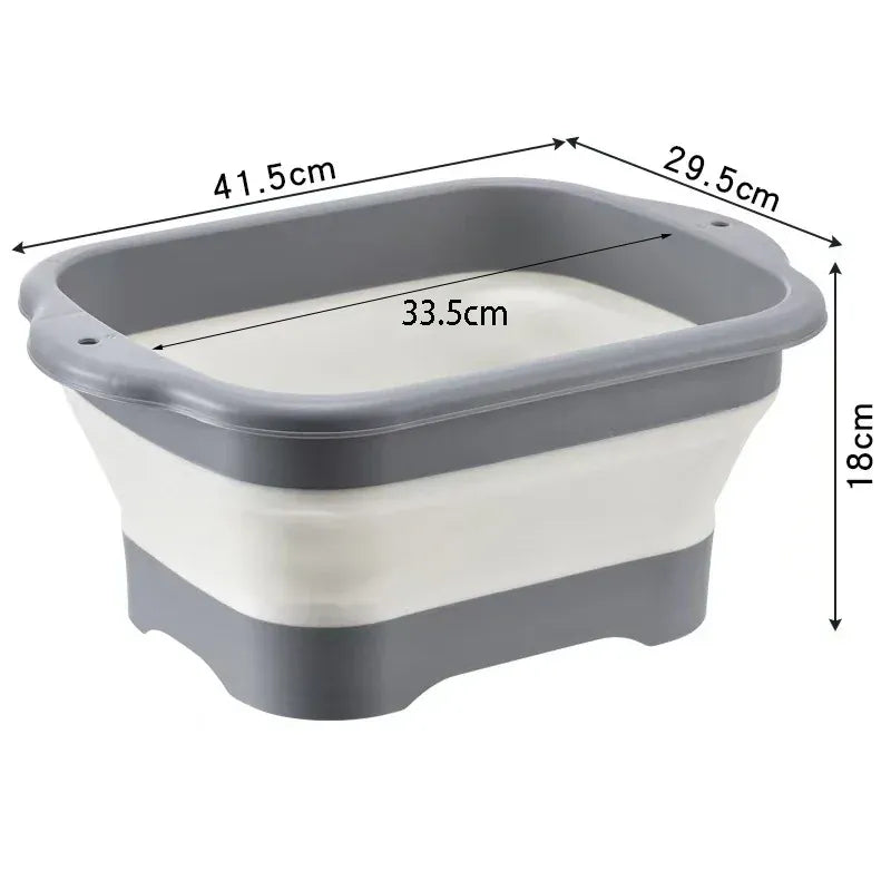 Foldable Pet Bathtub for Cats & Small Dogs - Portable Anti-Escape Washing Basin with Anti-Slip Bottom, Collapsible Dog Bath Tub
