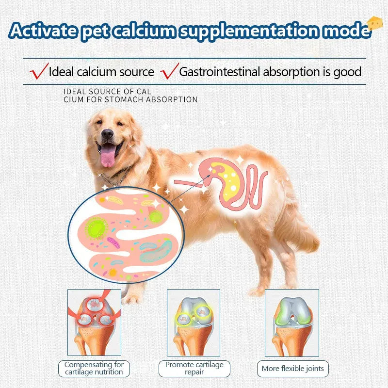 Freeze-Dried Cheese Pet Snacks | High-Calcium Nutrient-Rich Treats for Cats & Dogs | Digestive Aid & Dairy Supplement