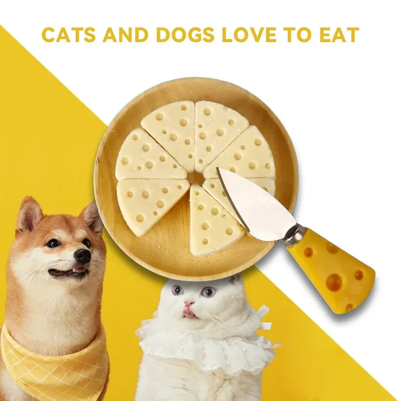 Freeze-Dried Cheese Pet Snacks | High-Calcium Nutrient-Rich Treats for Cats & Dogs | Digestive Aid & Dairy Supplement