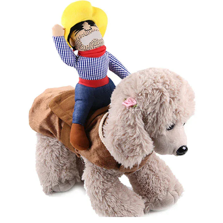 Funny Pet Costume Set – Cowboy, Santa, Snowman & Novelty Outfits for Dogs & Cats