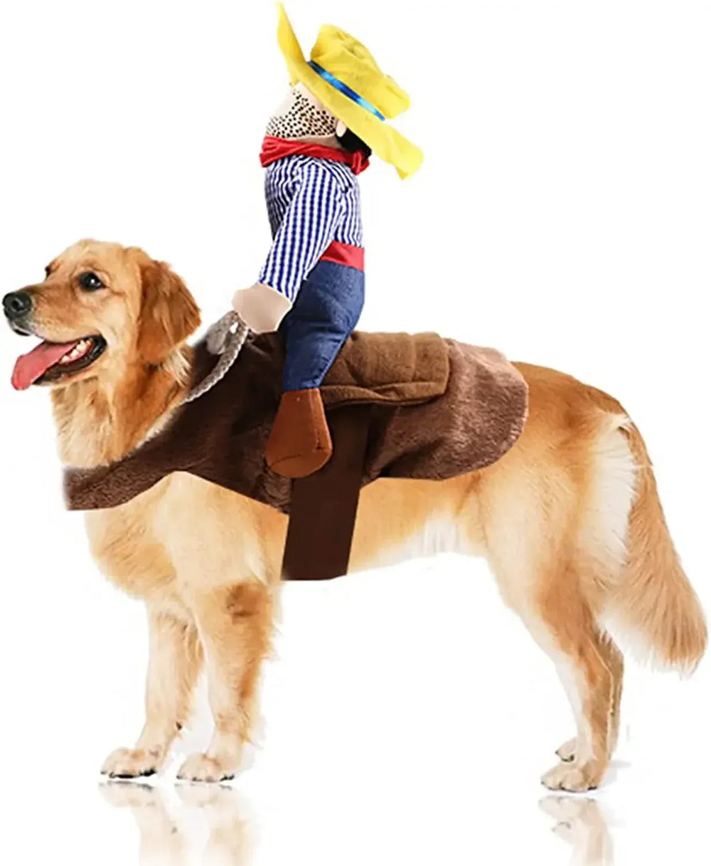 Funny Pet Costume Set – Cowboy, Santa, Snowman & Novelty Outfits for Dogs & Cats