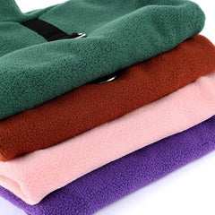 Geometric Pattern Fleece Sweater - Warm Autumn/Winter Coat for Small Breeds