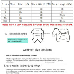 Geometric Pattern Fleece Sweater - Warm Autumn/Winter Coat for Small Breeds