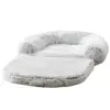 Giant Plush Human Dog Bed - Foldable Bean Bag for Adults & Pets