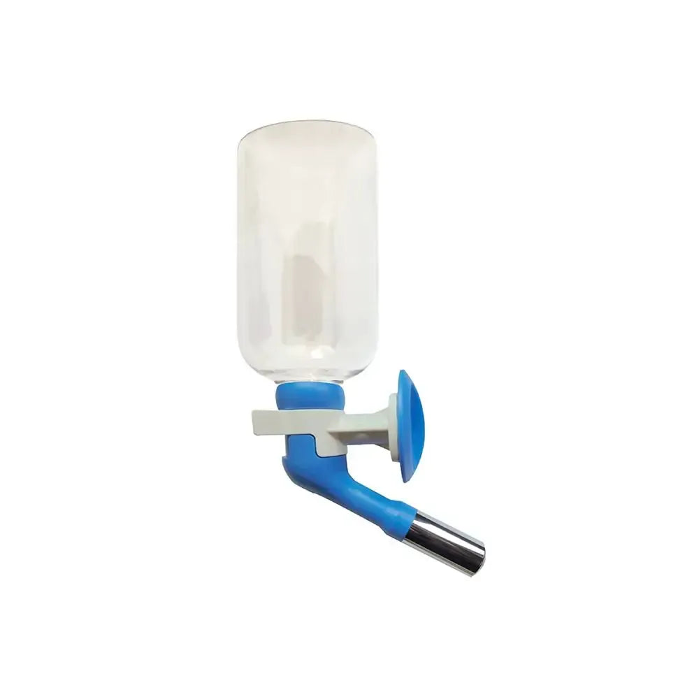 Hanging No-Drip Dog Water Dispenser - Automatic Cage-Mounted Bottle with Spigot