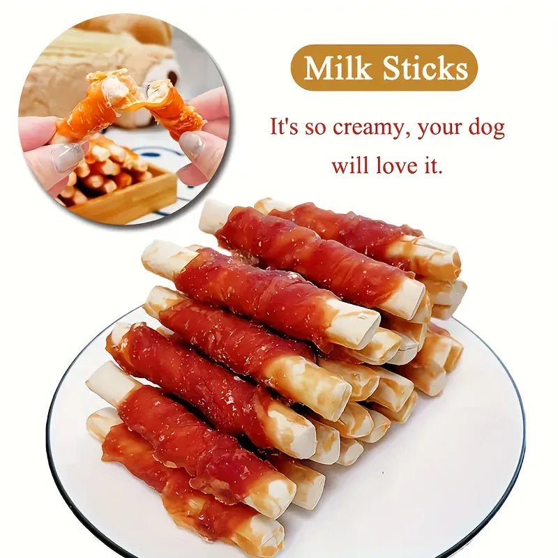 Healthy Duck & Milk Dog Treats | 200g / 400g | Small, Medium & Large Dogs | High Nutrition, Easily Digestible