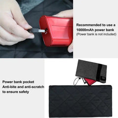 Heated Dog Carrier - USB Warming Pet Shoulder Bag for Small Dogs & Cats