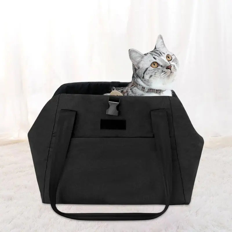 Heated Dog Carrier - USB Warming Pet Shoulder Bag for Small Dogs & Cats