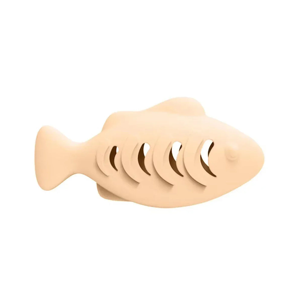 Interactive Cat Food Dispenser - Treat Puzzle Toy with Catnip Stuffable Feeder