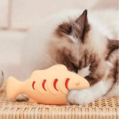 Interactive Cat Food Dispenser - Treat Puzzle Toy with Catnip Stuffable Feeder