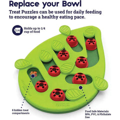 Interactive Cat Treat Puzzle - Food Dispensing Toy Mental Stimulation Game