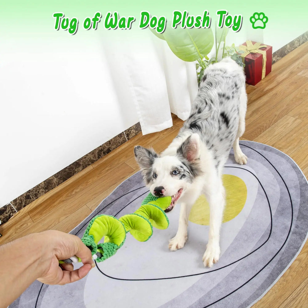 Interactive Plush Squeaky Toys for Dogs – Soft Fleece Puppy Toys for All Breeds