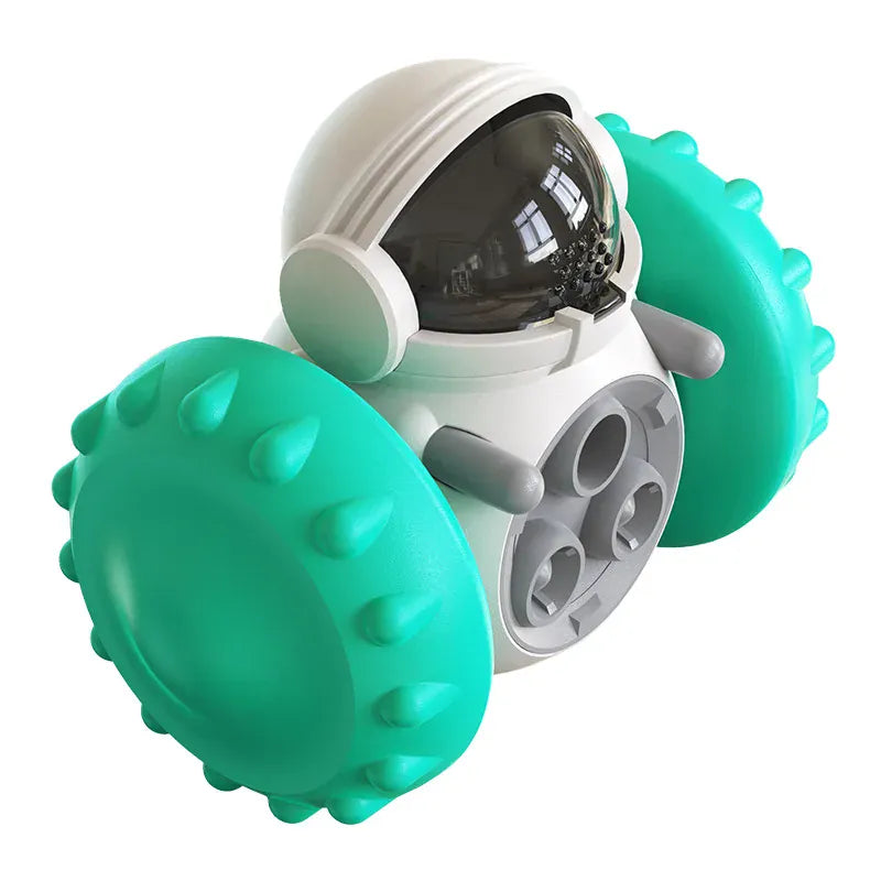 Interactive Slow Feeder Treat Ball - IQ Training Food Dispenser for Dogs & Cats