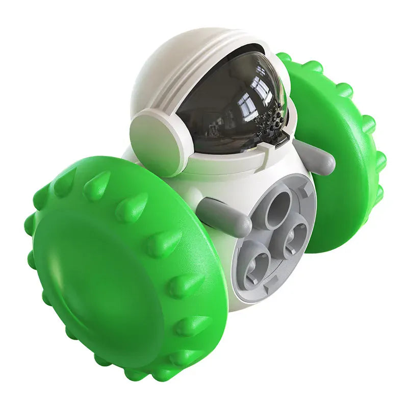 Interactive Slow Feeder Treat Ball - IQ Training Food Dispenser for Dogs & Cats