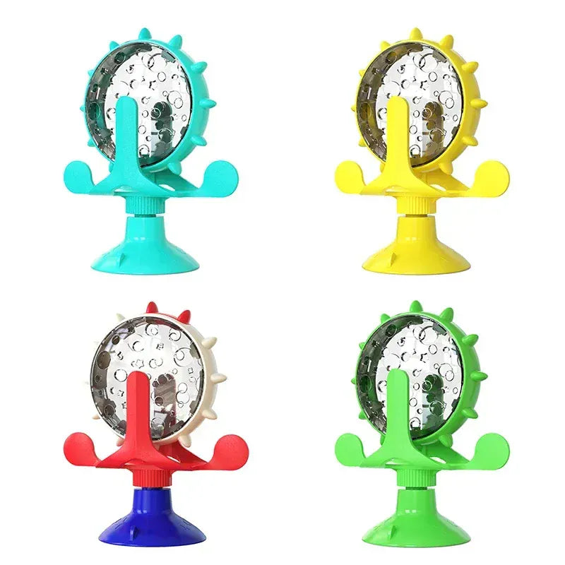Interactive Treat Dispenser - Slow Feeder Puzzle Toy for Cats Small Dogs IQ