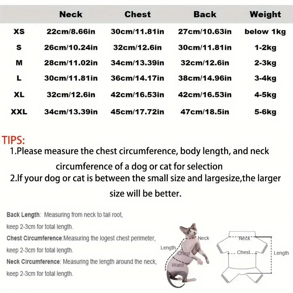 Leopard Print Sphynx Cat Clothes - Fashion Winter Wear for Hairless Cats