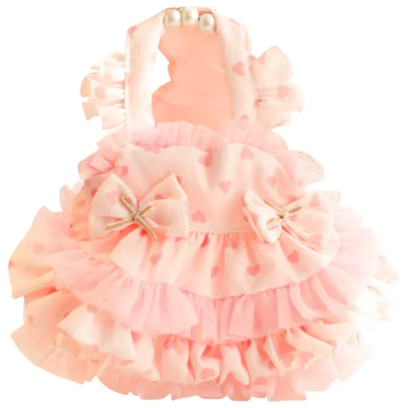 Lolita Pet Tutu Skirt – Thin Strapped Princess Dress for Small Dogs & Cats
