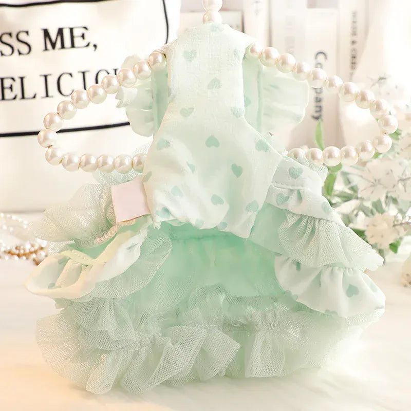 Lolita Pet Tutu Skirt – Thin Strapped Princess Dress for Small Dogs & Cats