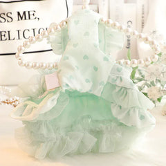 Lolita Pet Tutu Skirt – Thin Strapped Princess Dress for Small Dogs & Cats