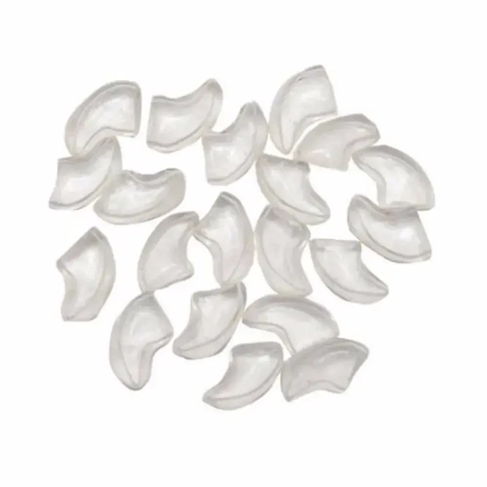 Lovely 20pcs Soft Silicone Cat Nail Caps | Pet Claw Protection with Adhesive Glue | Anti-Scratch Cat Paw Covers | Safe Nail Care for Cats